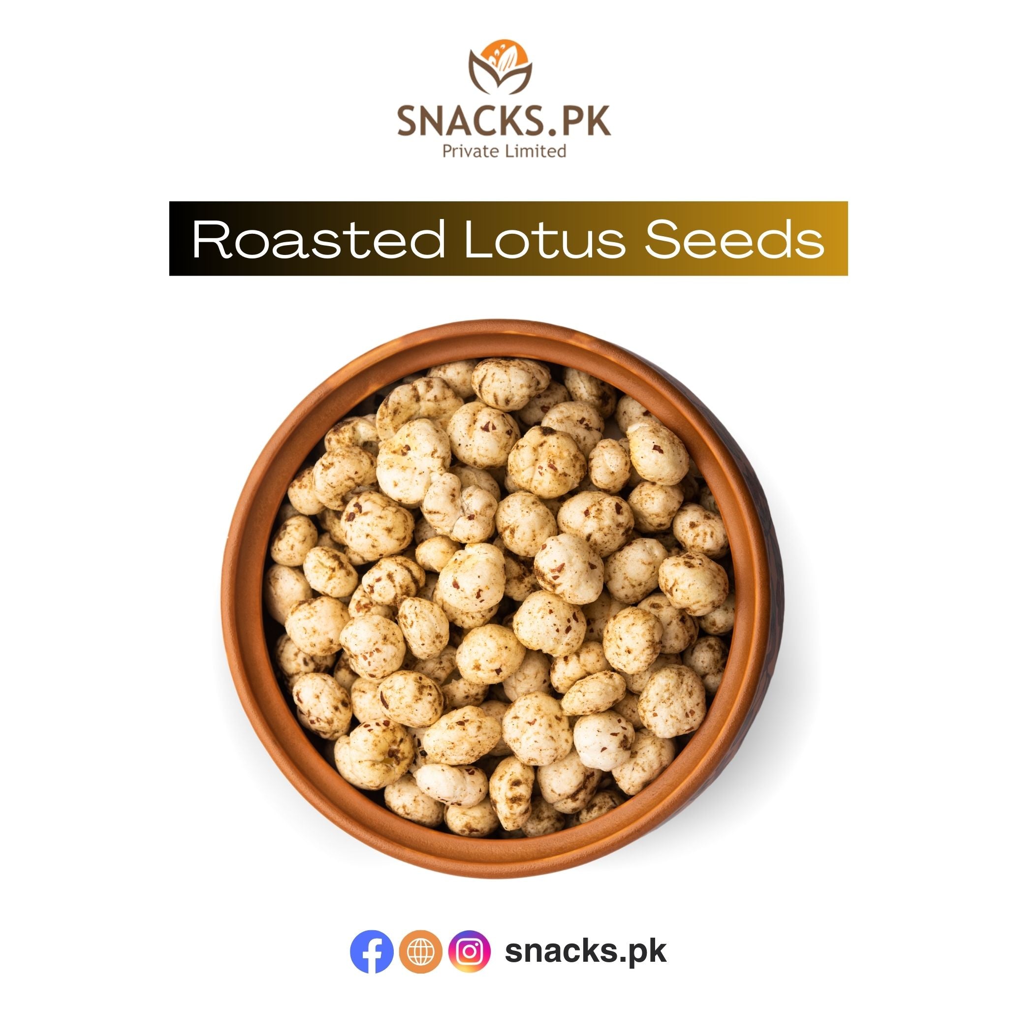 Roasted Lotus Seeds (Phool Makhanay)